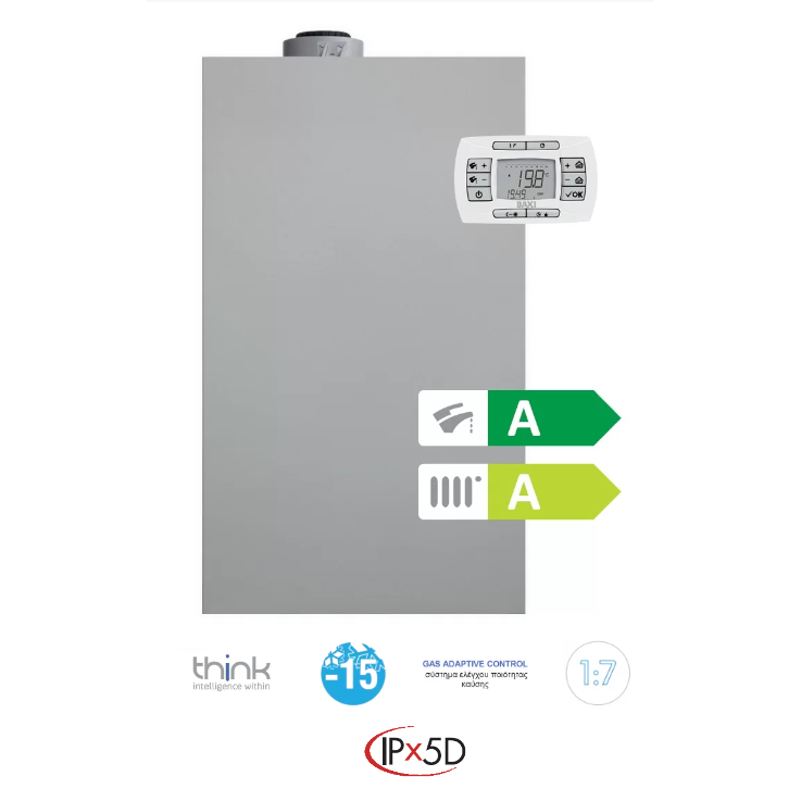 BAXI LUNA AIR 24GA ΕΠΙΤ.ΛΕΒΗΤΑΣ ΑΕΡΙΟΥ ΣΥΜΠΥΚΝΩΣΗΣ