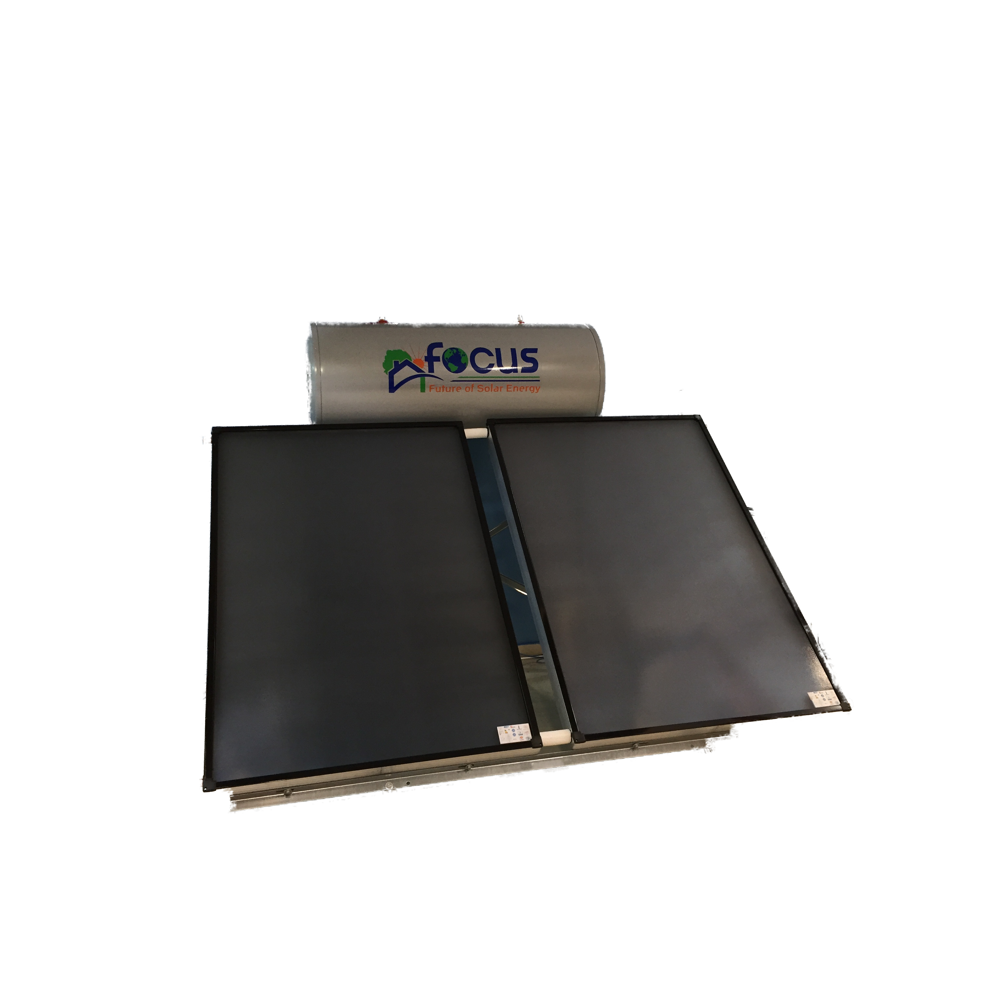 Ηλιακός Θερμοσίφωνας 225lt FOCUS GLASS Επιλεκτικός τιτανίου