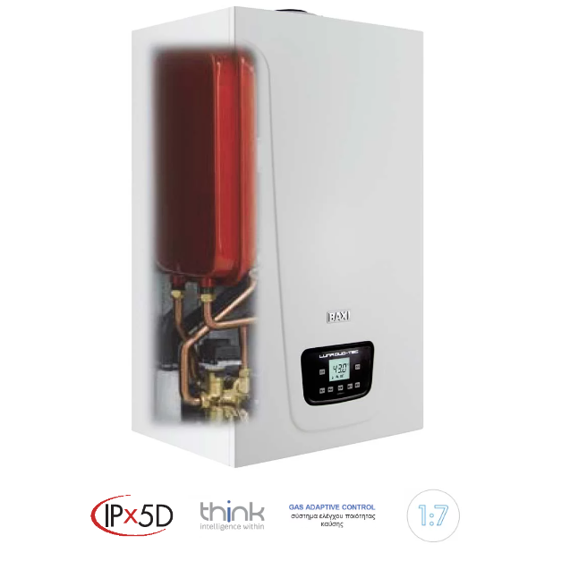 BAXI LUNA DUO-TEC MAX E 33GA ΕΠΙΤΟΙΧΟΣ ΛΕΒΗΤΑΣ ΑΕΡΙΟΥ ΣΥΜΠΥΚΝΩΣΗΣ 