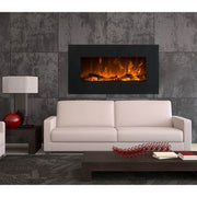 ΗΛΕΚΤΡΙΚΟ ΤΖΑΚΙ ΕΠΙΤΟΙΧΙΟ 1500W GLOW FIRE NEPTUN BLACK