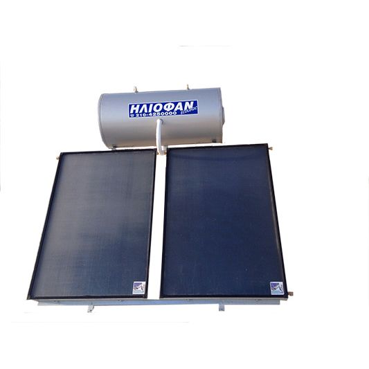 Ηλιακός Θερμοσίφωνας 300lt Διπλής Ενέργειας ΗΛΙΟΦΑΝ EcoLogic Επιλεκτικός Τιτανίου 4.74τμ ΗΛΙΟΦΑΝ ECO HF MAXIMUM MPK 300 ΔΕ / 4,74